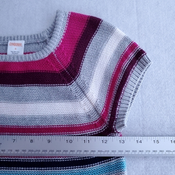 Gymboree Ready, Jet, Go Stripe Sweater Dress - Picture 7 of 8